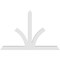 Ekena Millwork Richland Architectural Grade PVC Gable Bracket, 96"W x 64"H x 4"D x 6"F, 16/12 Pitch GBP096X64X0406RIC00 - alternate 4